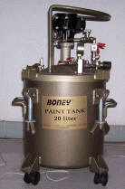 台湾宝丽喷漆压力桶普通型不锈钢型压力桶压力罐供料桶喷漆机